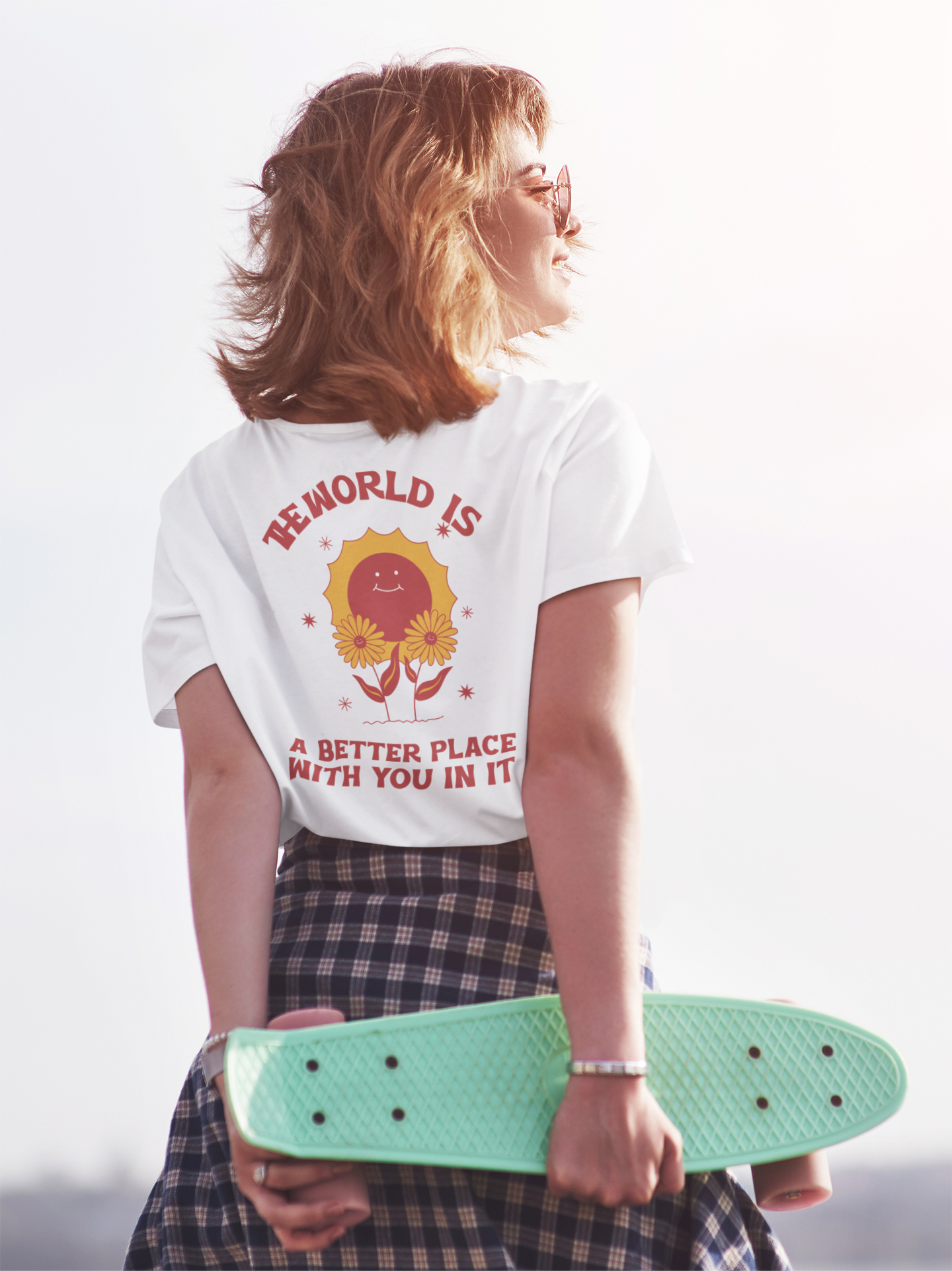 The World is a better place with You in it - Unisex Organic T-shirt