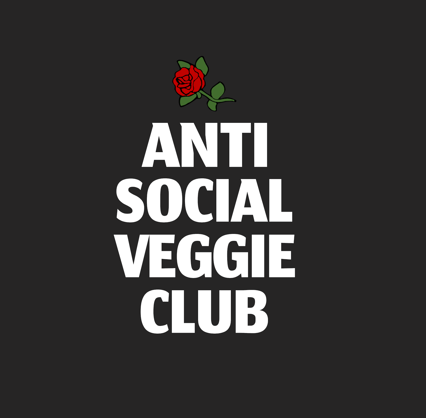 Anti Social Veggie Club - Unisex Organic T-shirt