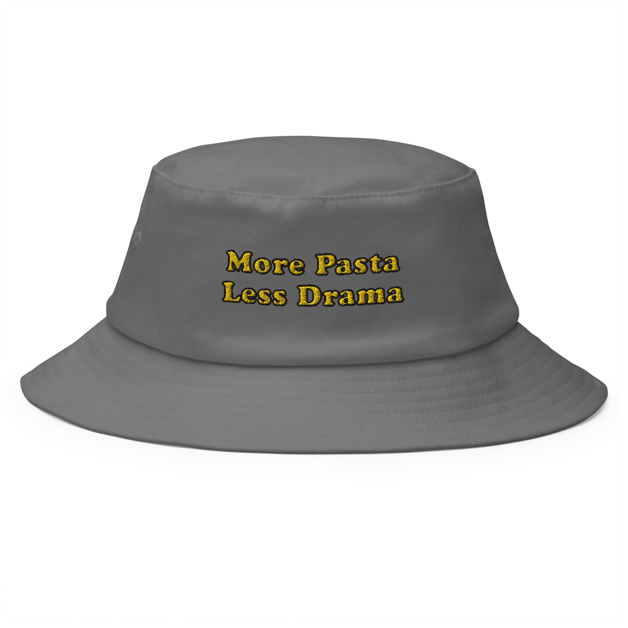 More Pasta less Drama - Embroidered Bucket Hat