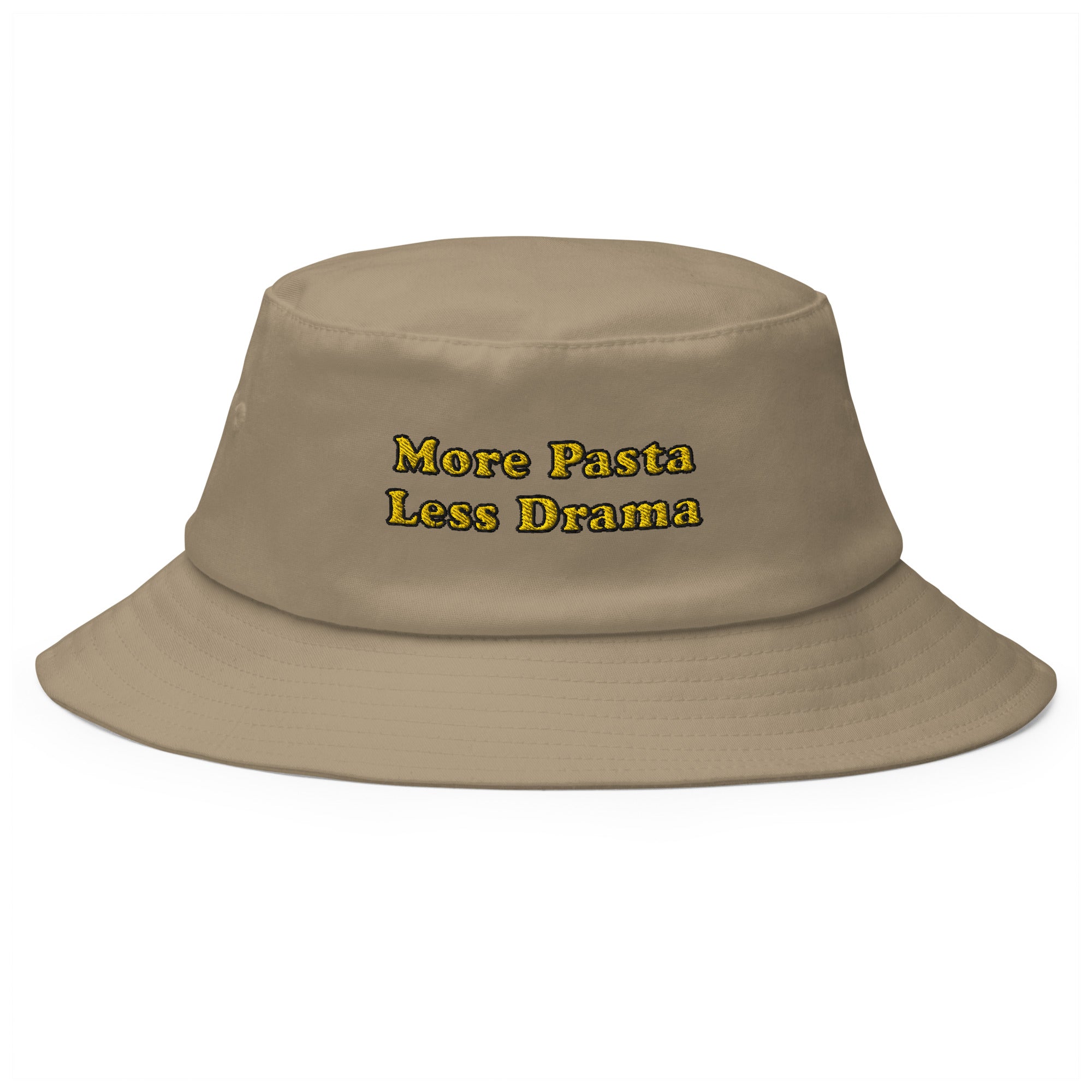 More Pasta less Drama - Embroidered Bucket Hat