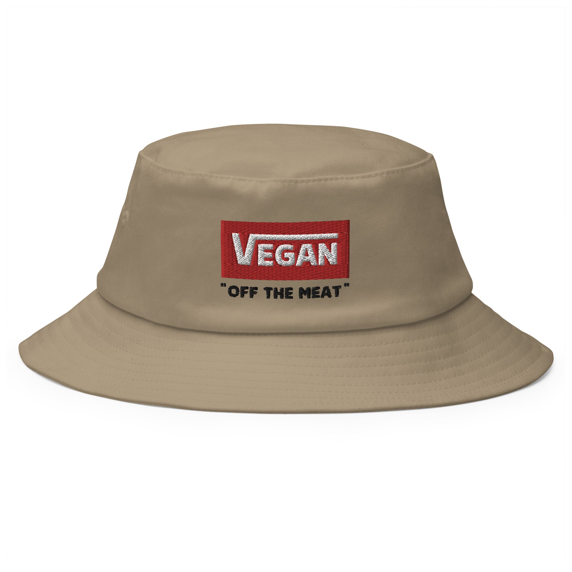 Vegan Off the meat - Embroidered Bucket Hat