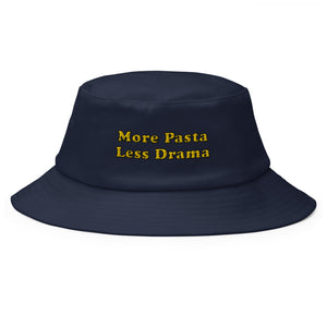 More Pasta less Drama - Embroidered Bucket Hat