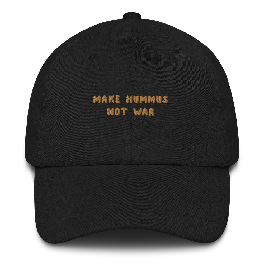 Make Hummus not War - Embroidered Cap