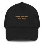Load image into Gallery viewer, Make Hummus not War - Embroidered Cap
