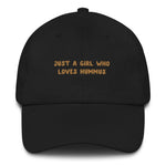 Load image into Gallery viewer, Just a Girl who loves Hummus - Embroidered Cap

