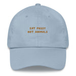 Load image into Gallery viewer, Eat pussy not animals - Embroidered Cap
