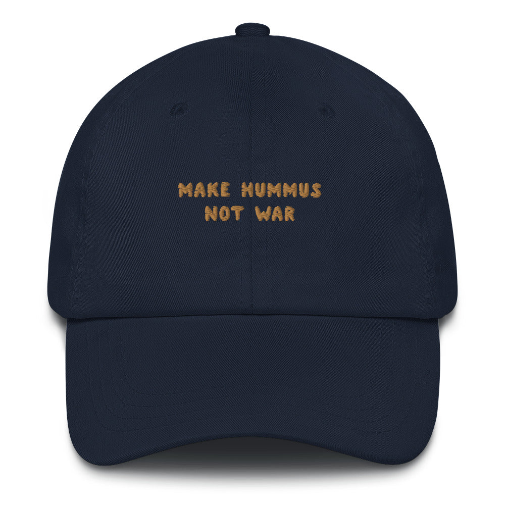 Make Hummus not War - Embroidered Cap