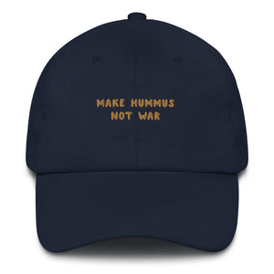Make Hummus not War - Embroidered Cap