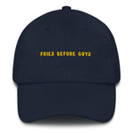 Load image into Gallery viewer, Fries before Guys - Embroidered Cap
