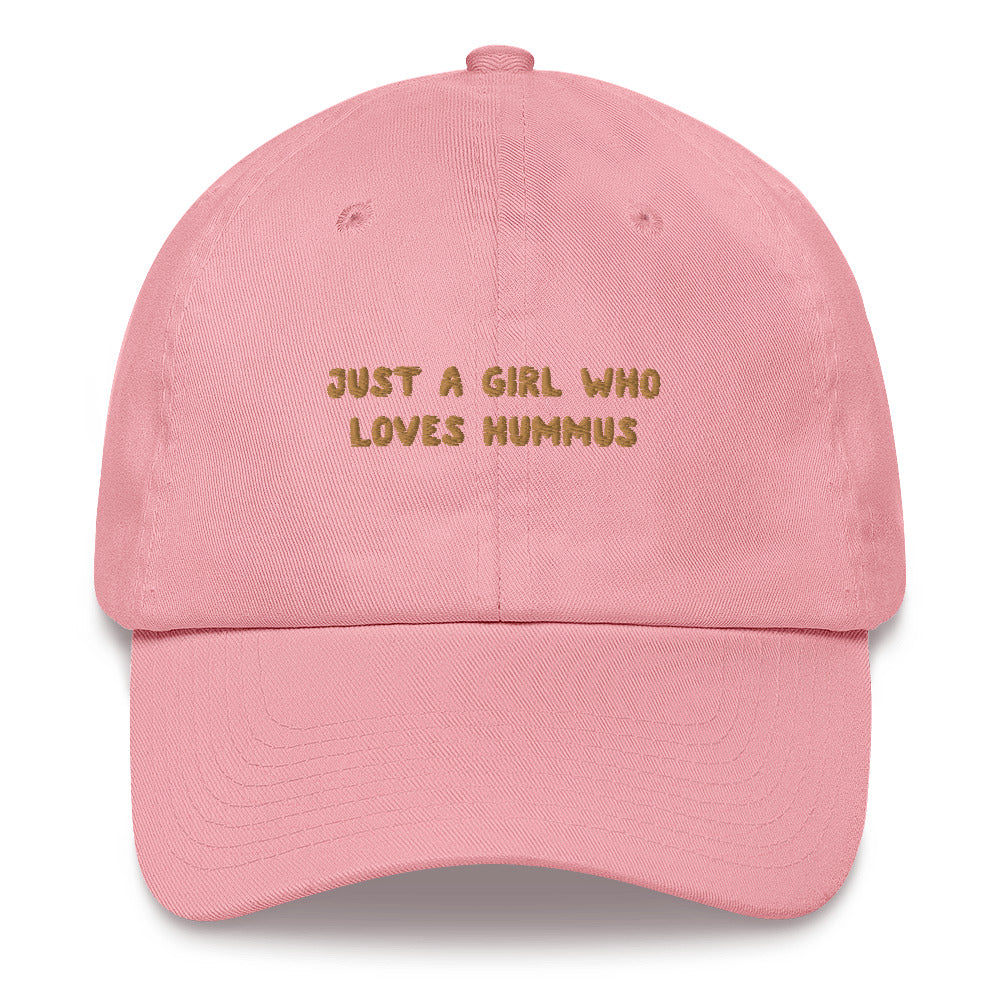Just a Girl who loves Hummus - Embroidered Cap