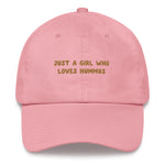 Load image into Gallery viewer, Just a Girl who loves Hummus - Embroidered Cap
