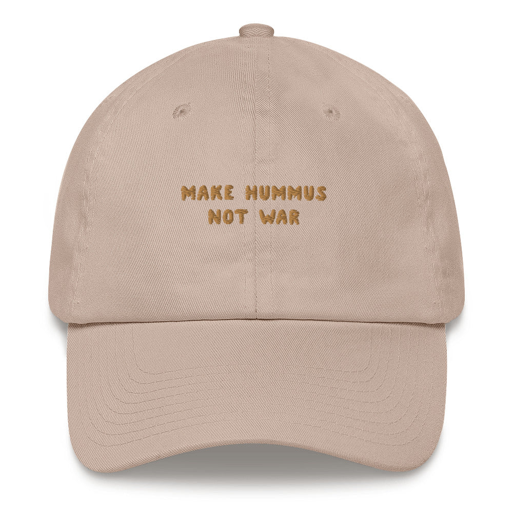 Make Hummus not War - Embroidered Cap