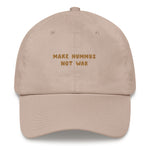 Load image into Gallery viewer, Make Hummus not War - Embroidered Cap
