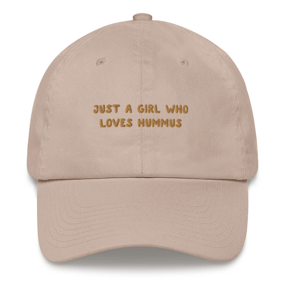 Just a Girl who loves Hummus - Embroidered Cap
