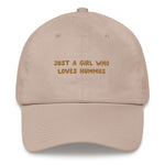 Load image into Gallery viewer, Just a Girl who loves Hummus - Embroidered Cap
