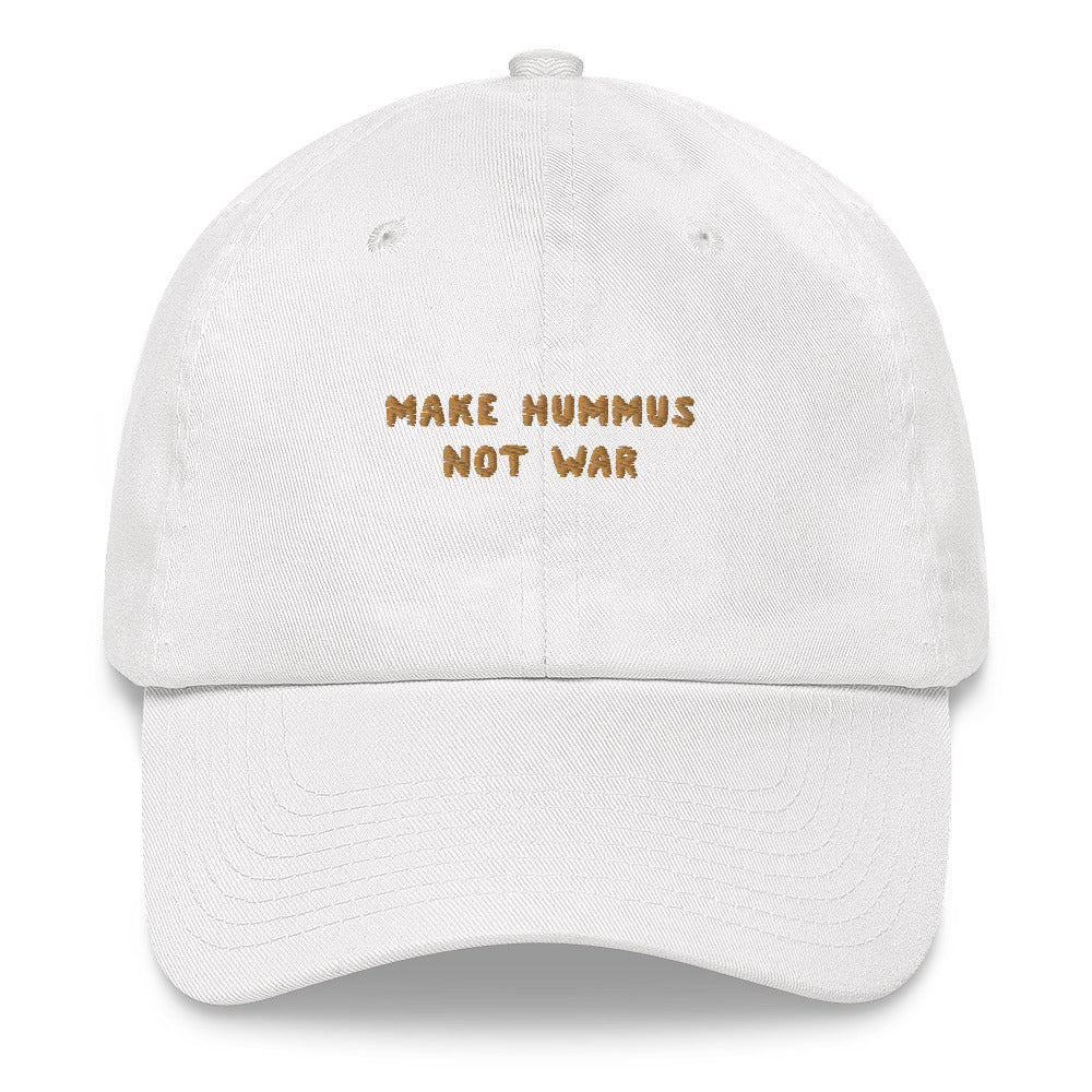 Make Hummus not War - Embroidered Cap