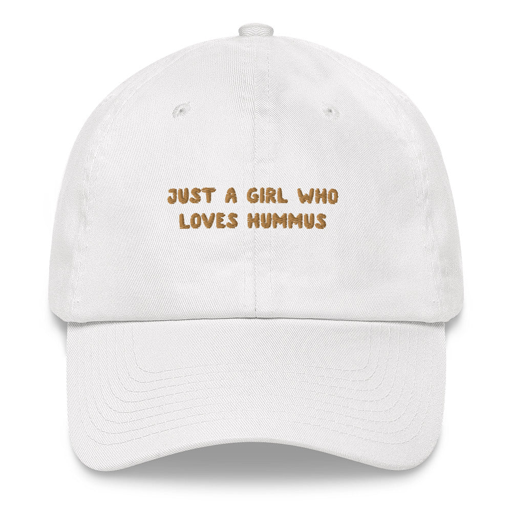 Just a Girl who loves Hummus - Embroidered Cap