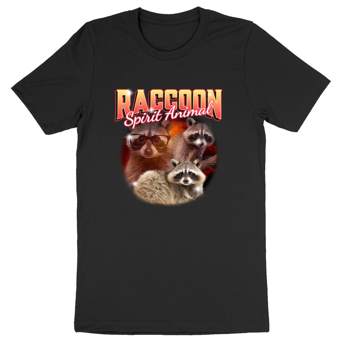 Raccoon Spirit Animal - Organic T-shirt