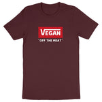 Load image into Gallery viewer, Vegan off the meat - Unisex Organic T-shirt
