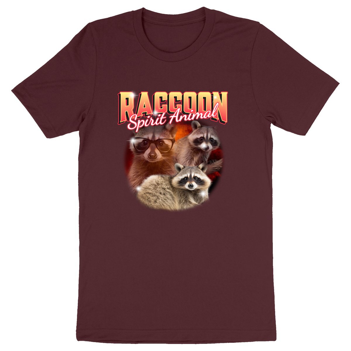 Raccoon Spirit Animal - Organic T-shirt