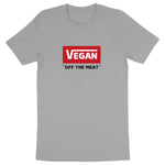 Load image into Gallery viewer, Vegan off the meat - Unisex Organic T-shirt
