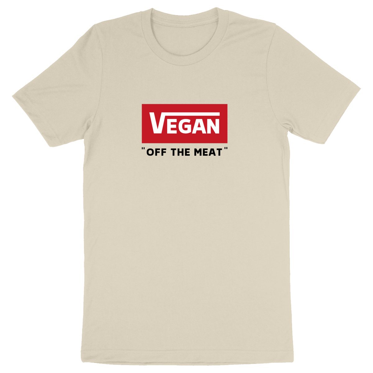 Vegan off the meat - Unisex Organic T-shirt
