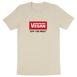 Load image into Gallery viewer, Vegan off the meat - Unisex Organic T-shirt
