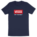 Load image into Gallery viewer, Vegan off the meat - Unisex Organic T-shirt
