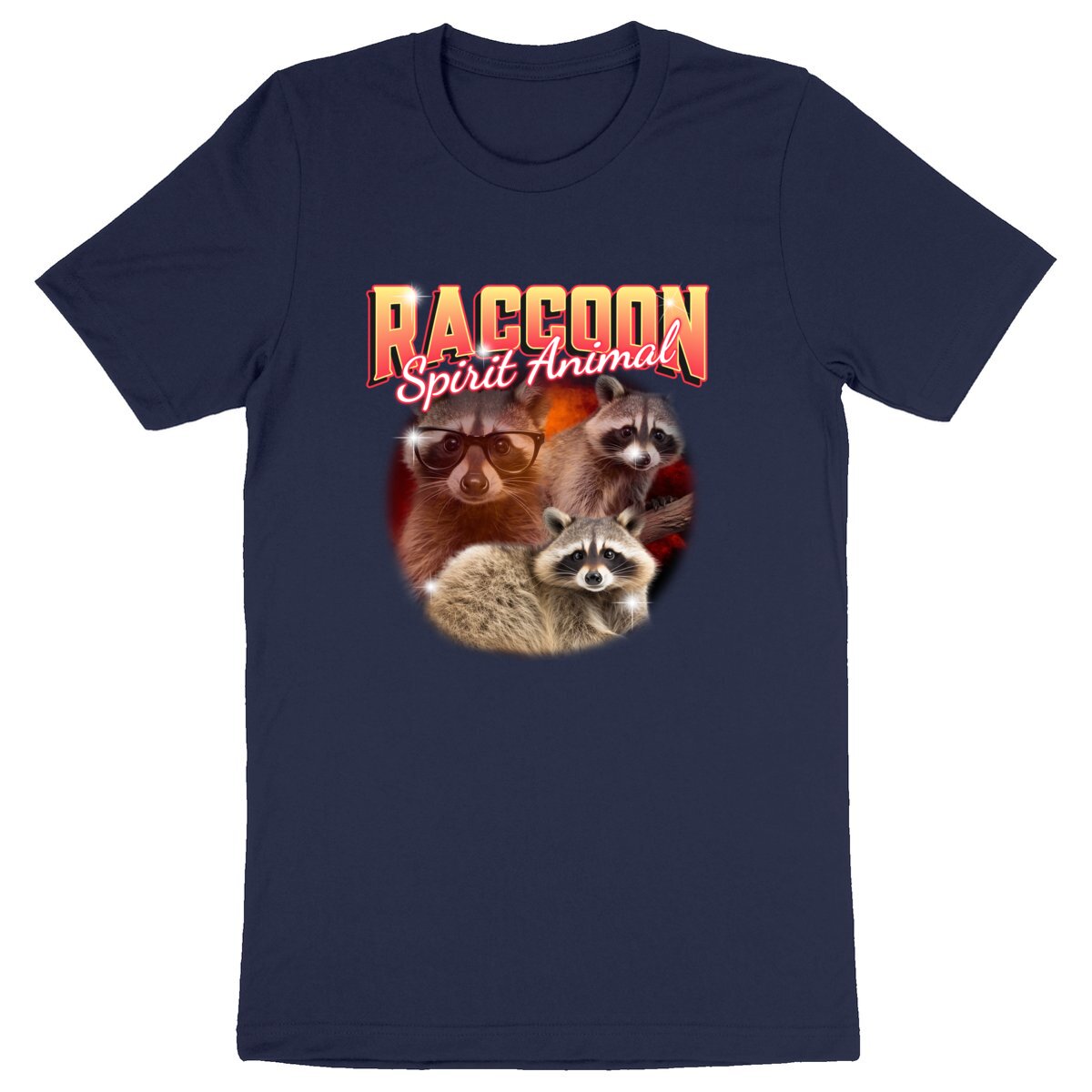 Raccoon Spirit Animal - Organic T-shirt