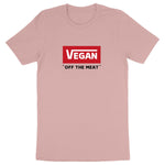 Load image into Gallery viewer, Vegan off the meat - Unisex Organic T-shirt
