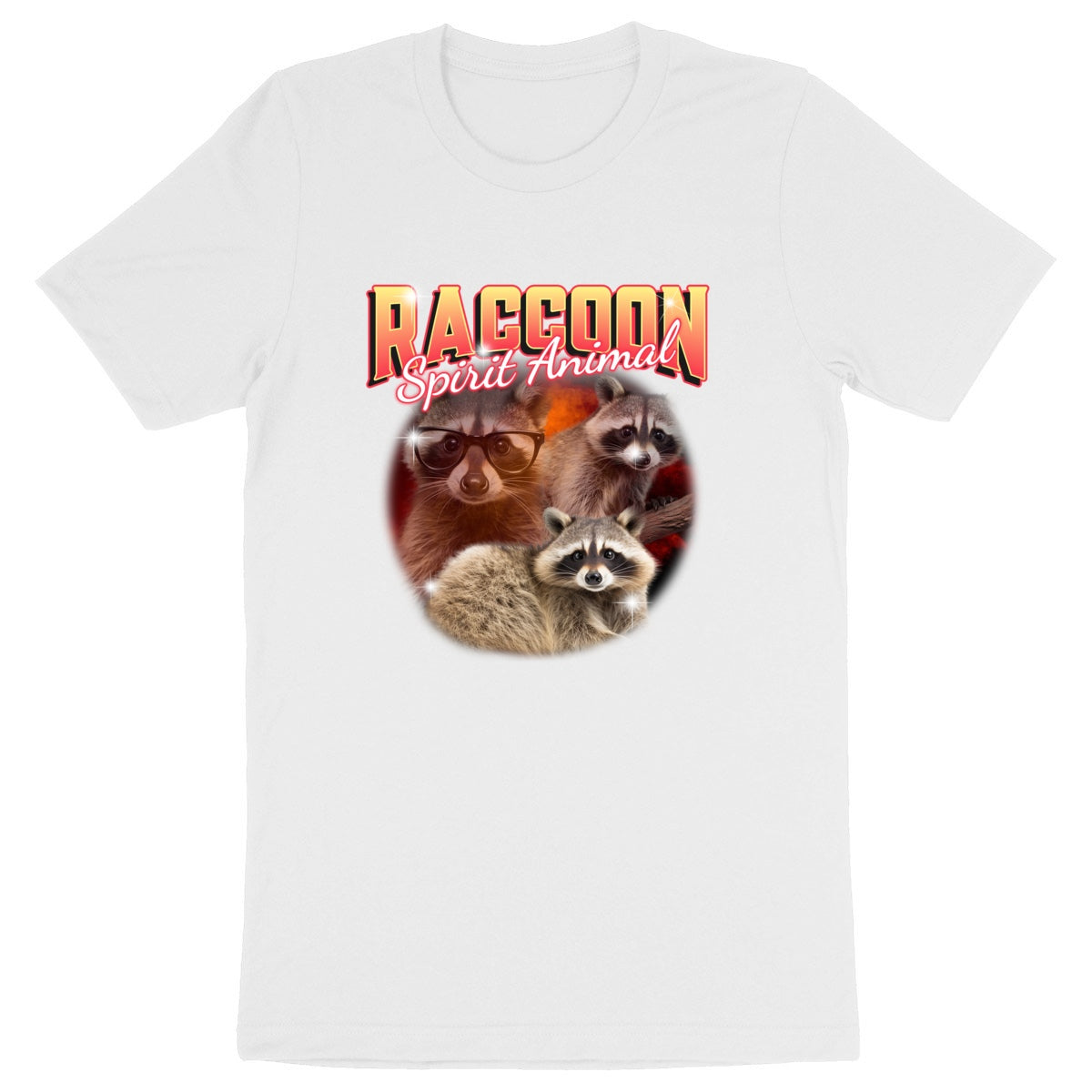 Raccoon Spirit Animal - Organic T-shirt