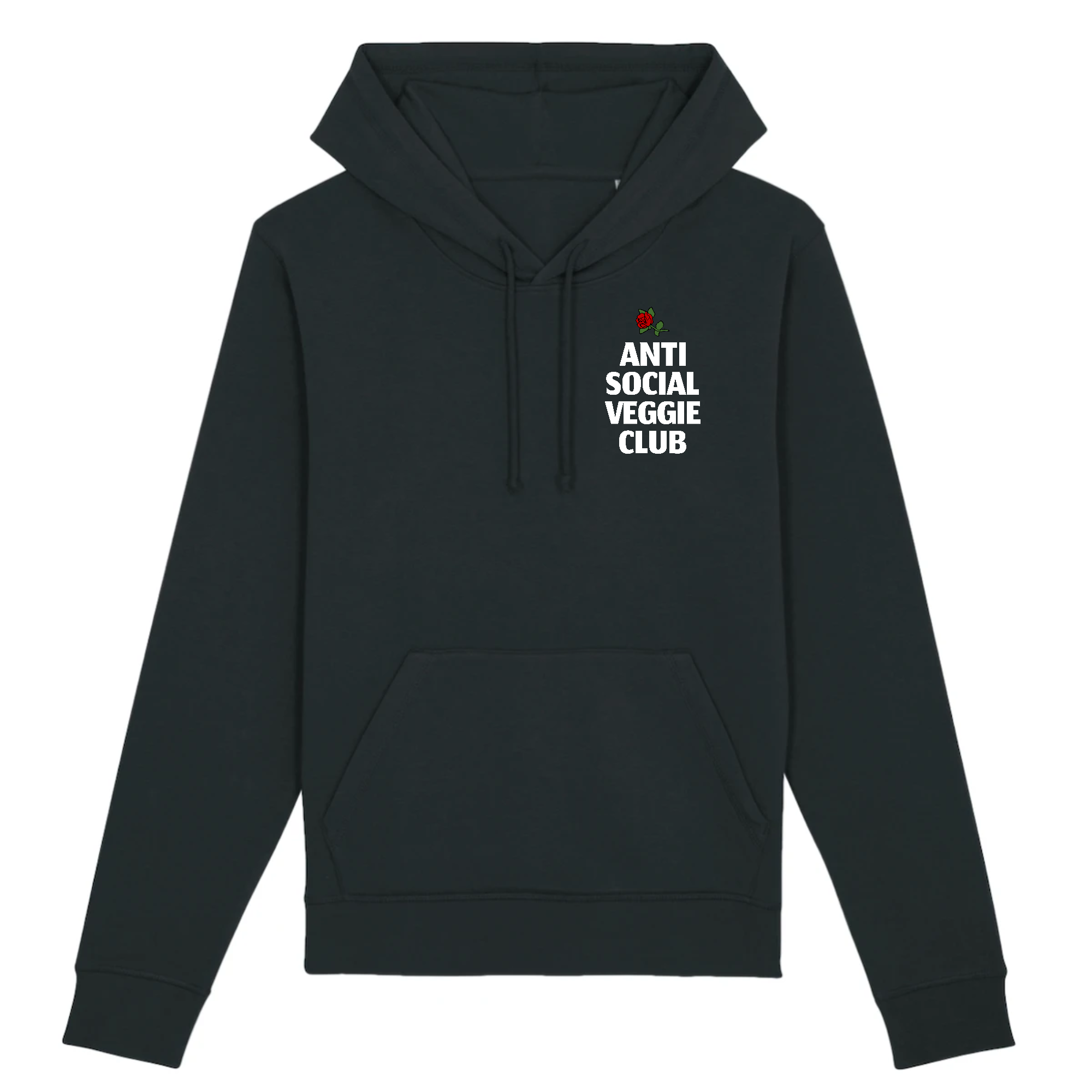Anti Social Veggie Club - Organic Cotton Hoodie - Oat Milk Club
