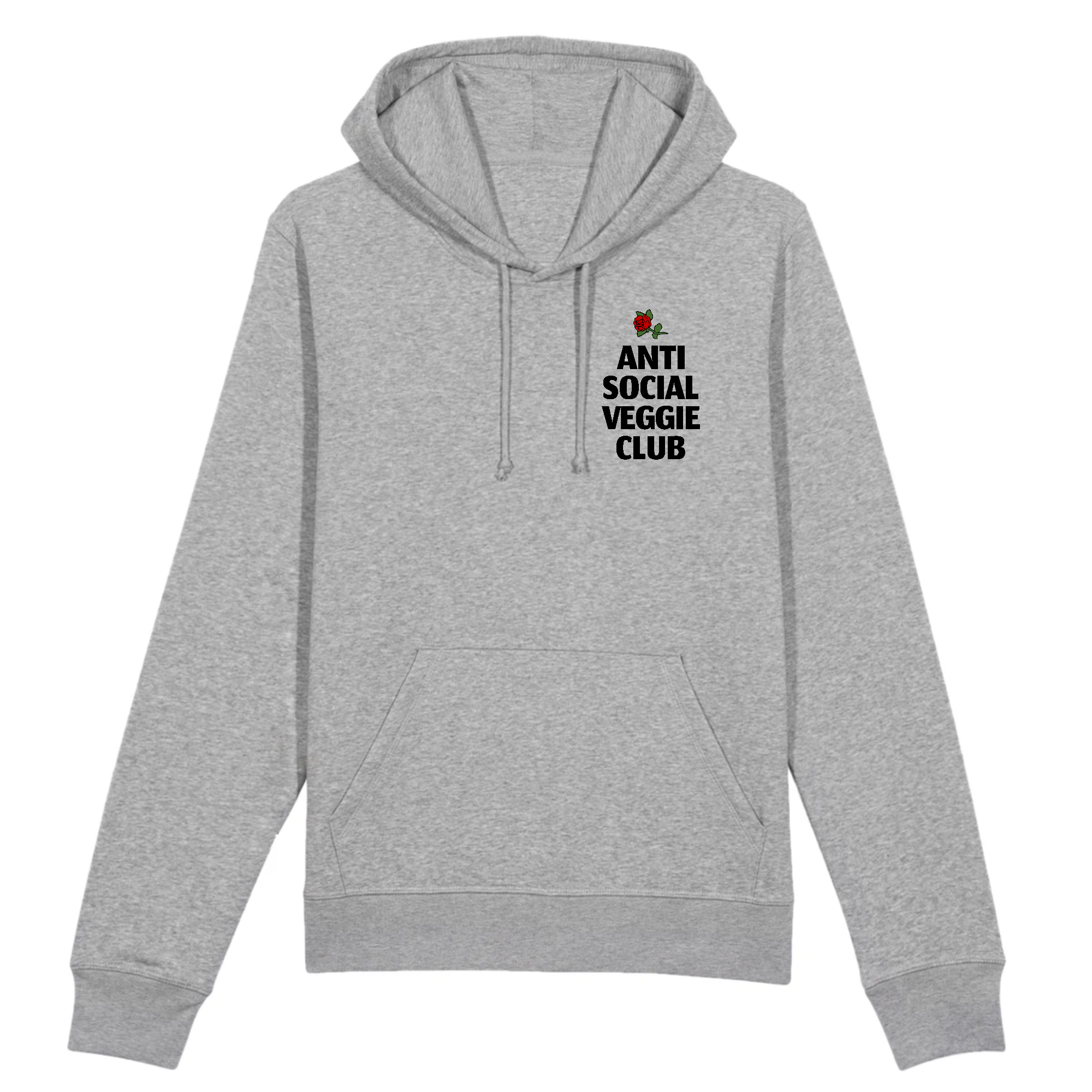 Anti Social Veggie Club - Organic Cotton Hoodie - Oat Milk Club