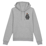 Load image into Gallery viewer, Anti Social Veggie Club - Organic Cotton Hoodie - Oat Milk Club

