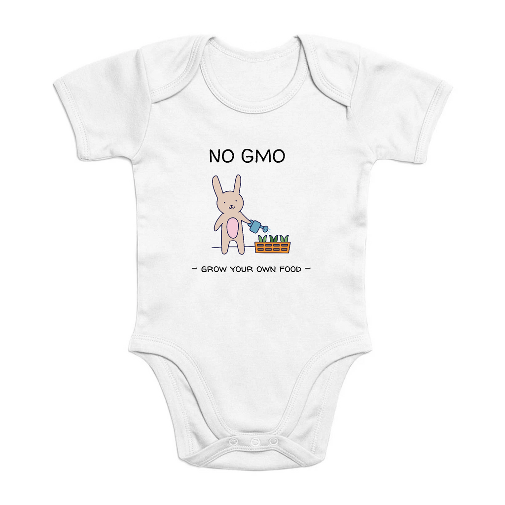 No GMO - Organic Cotton Onesie - Oat Milk Club