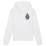 Load image into Gallery viewer, Anti Social Veggie Club - Organic Cotton Hoodie - Oat Milk Club
